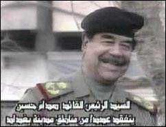 [Saddam ze zaberu arabské televize Al-Jaazira]