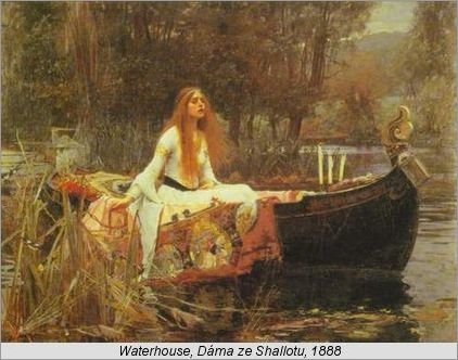 [Waterhouse, Dáma ze Shallotu, 1888]